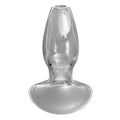 Anal Fantasy Elite Clear Glass Beginners Anal Gaper Plug - Pink Bunny