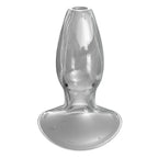 Anal Fantasy Elite Clear Glass Beginners Anal Gaper Plug - Pink Bunny