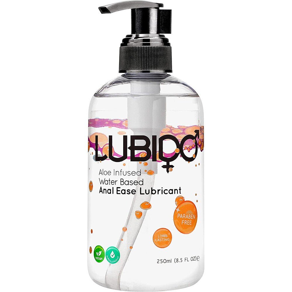 Lubido Anal Water Based Lubricant Paraben Free Aloe Extra Thick 250ml - Pink Bunny